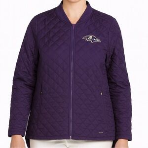 NFL MSX by Michael Strahan “Baltimore Ravens” Hi-Lo Lightweight Jacket (NWT)